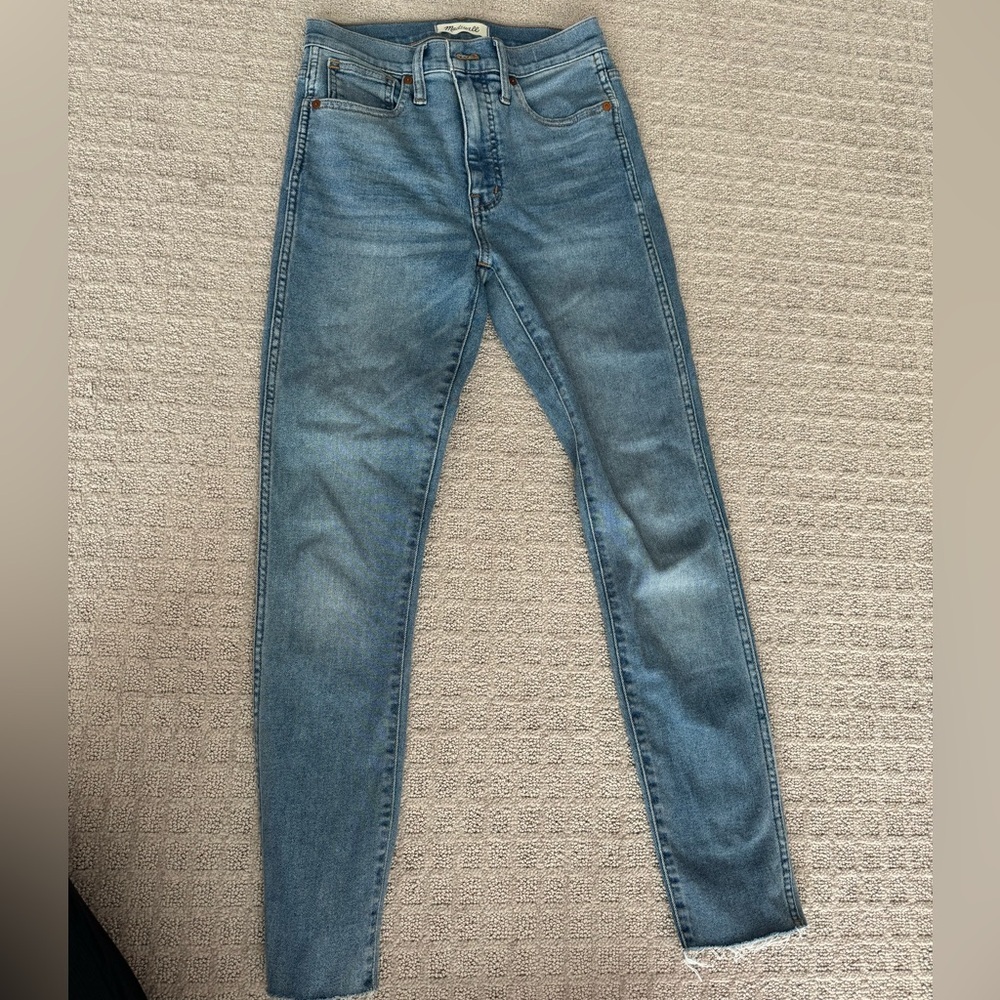 Madewell Women's 10 inch high rise skinny jeans size 25
